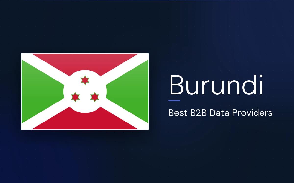 6 Best B2B Data Providers in Burundi in 2026