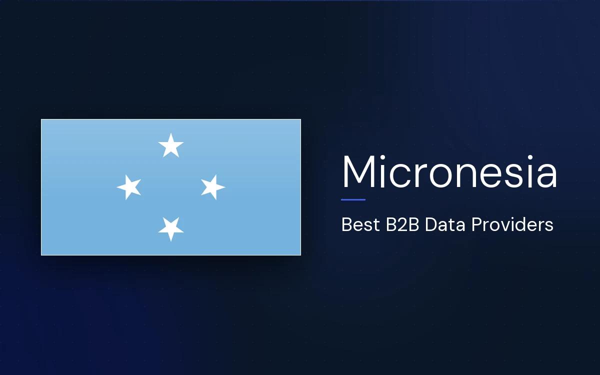 6 Best B2B Data Providers in Micronesia in 2026