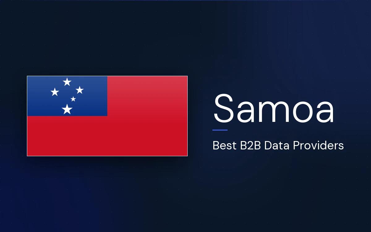 6 Best B2B Data Providers in Samoa in 2026