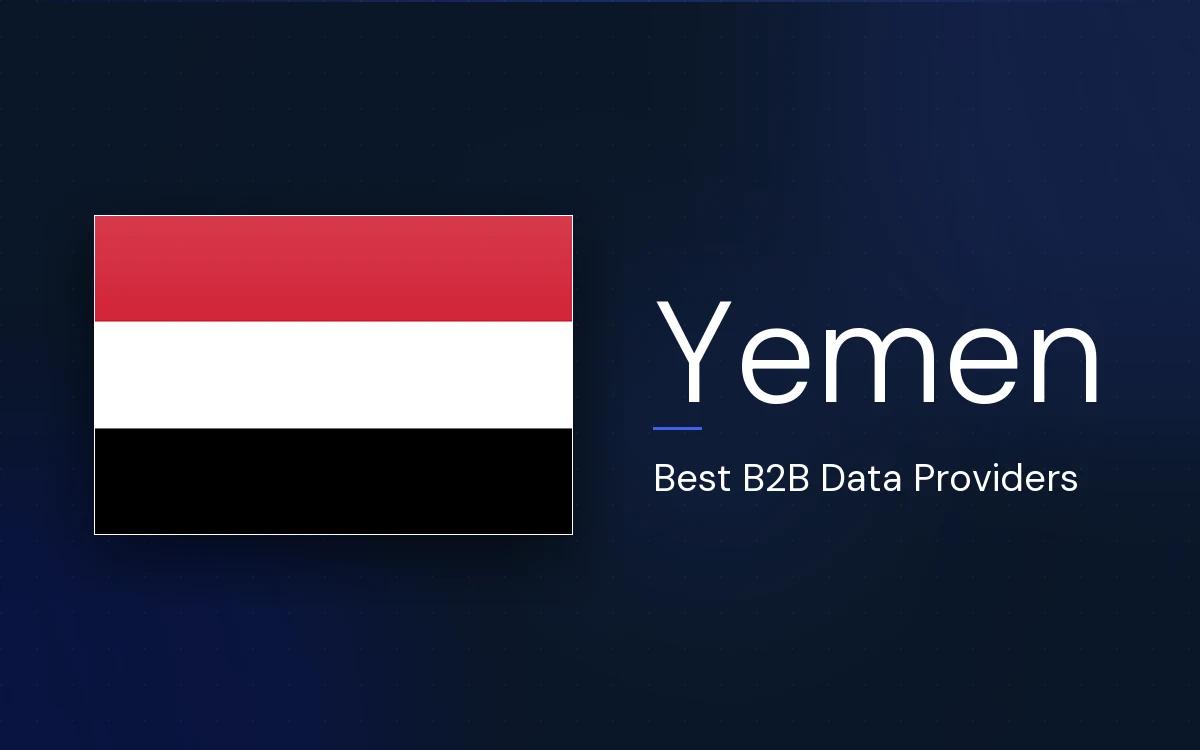 6 Best B2B Data Providers in Yemen in 2026