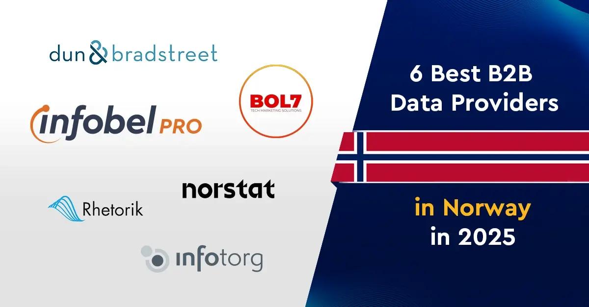 6 Best B2B Data Providers in Norway in 2026