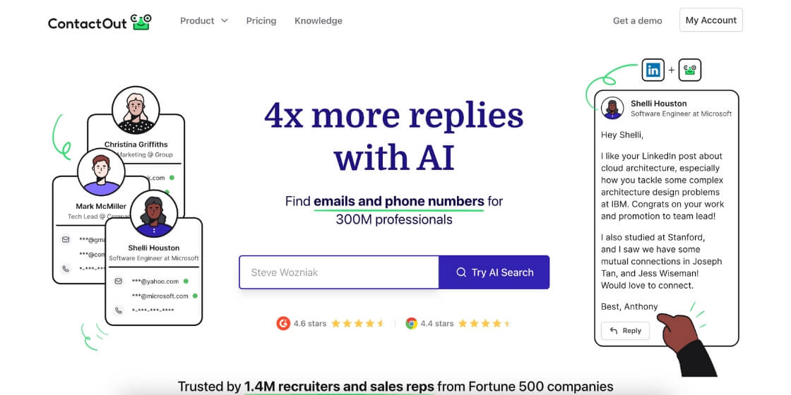 ContactOut Homepage