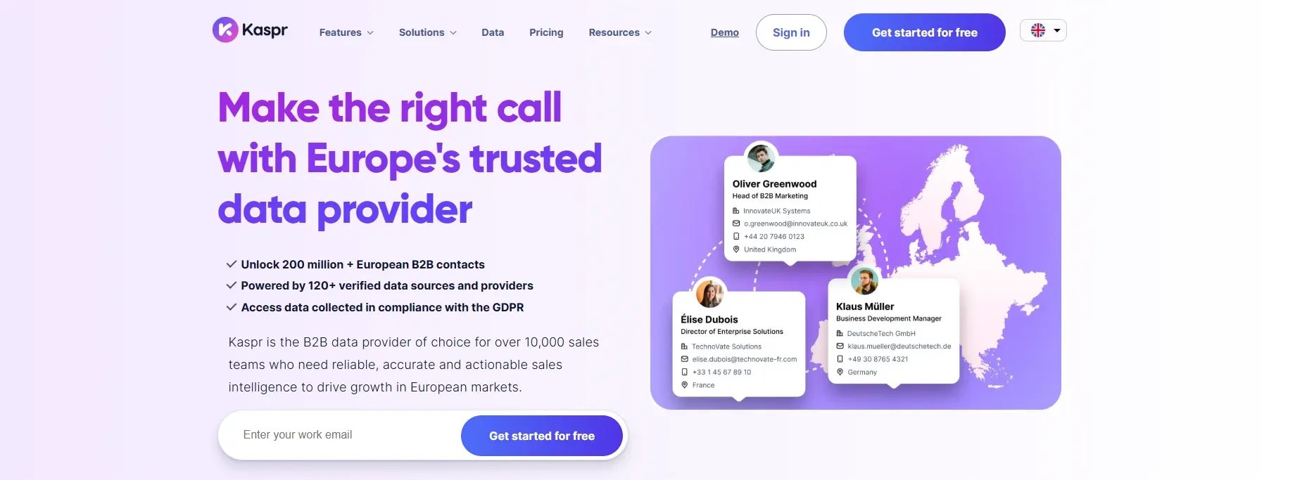 kaspr-b2b-databases