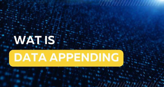 Wat is data appending