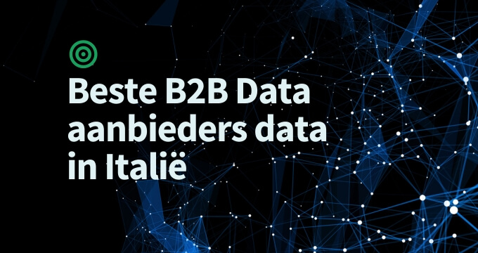 Beste B2B Data aanbieders data in Italië
