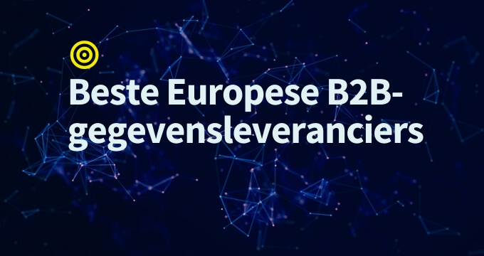 europese b2b data aanbieders